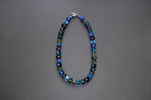Tri-Eye Neckalce (blue)