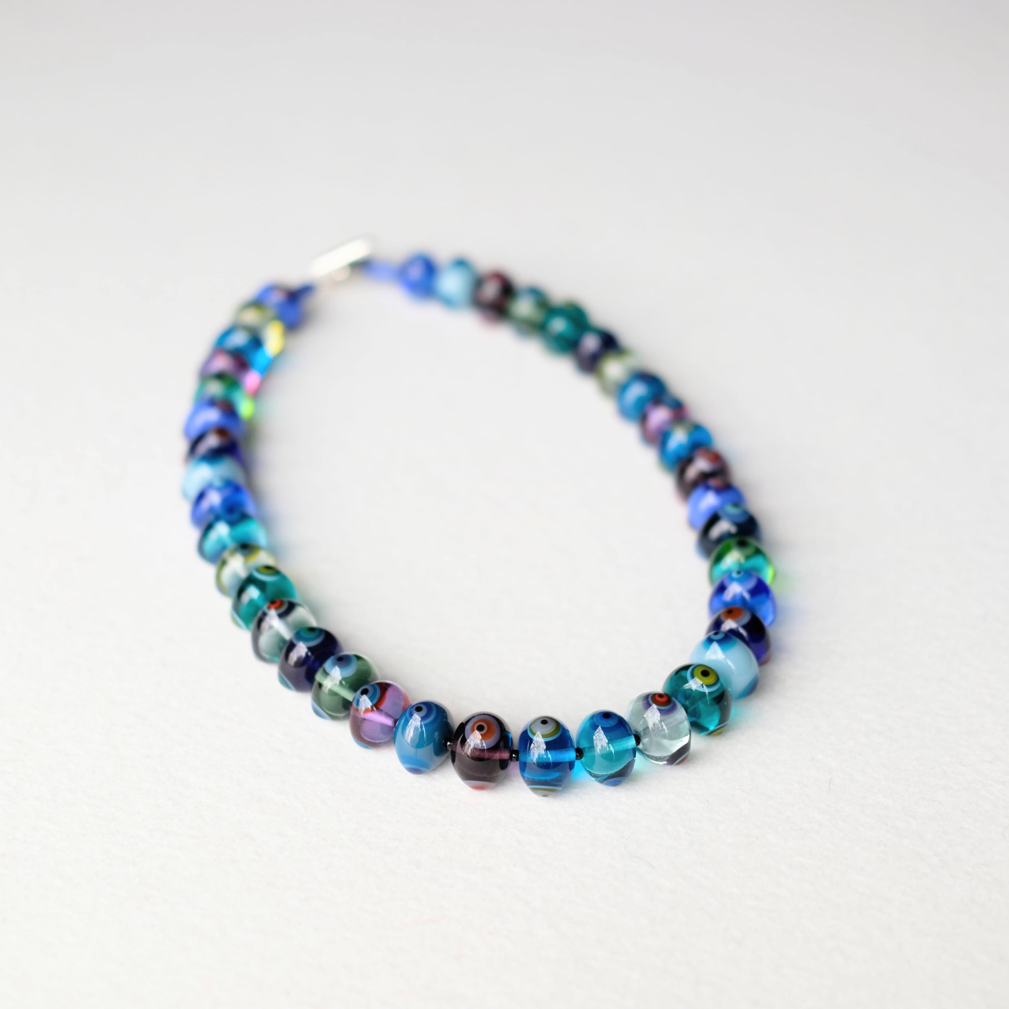Tri-Eye Neckalce (blue)