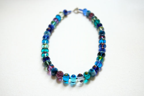 Tri-Eye Neckalce (blue)