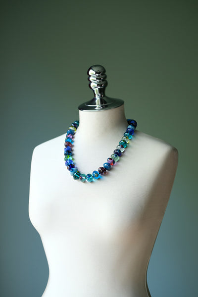 Tri-Eye Neckalce (blue)