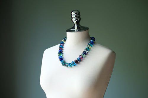 Tri-Eye Neckalce (blue)