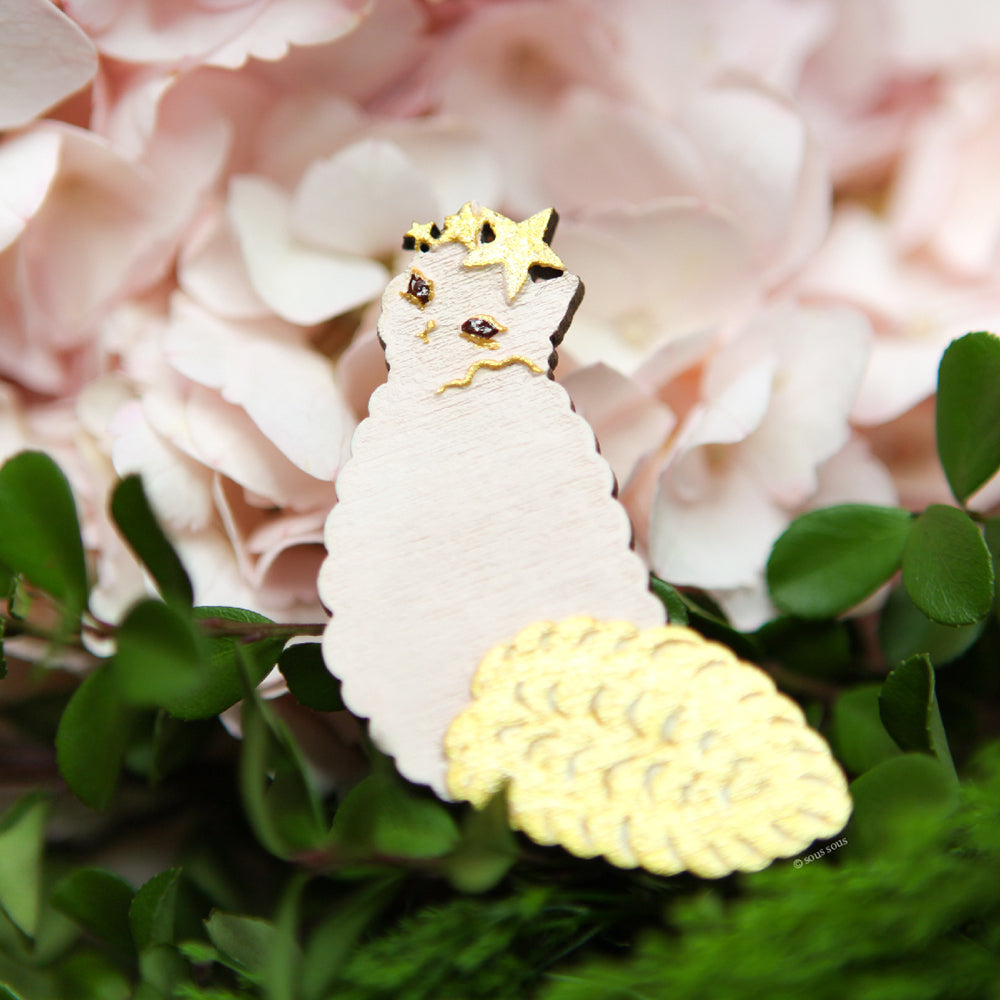 Brooch: Superstar (Blush & Rose Gold)