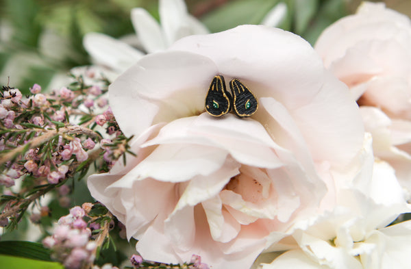 Earrings: To Soar Tenderly (Black)