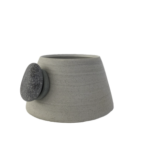 Mountain Cup: Marble & Stone Knob